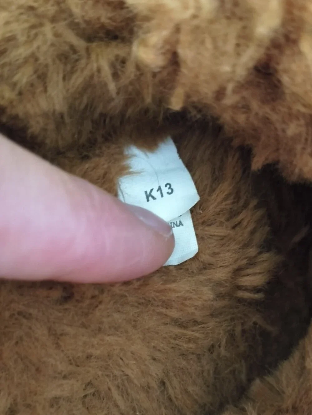 J. Crew Brown Fuzzy Bear Slip-On Slippers